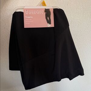 Destination Maternity Classic Black Treggings